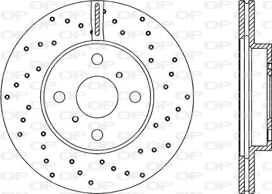 OPEN PARTS Тормозной диск BDRS1877.25